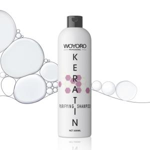 750ml Organic Hair Keratin Clarify Shampoo Flowers Fragrance