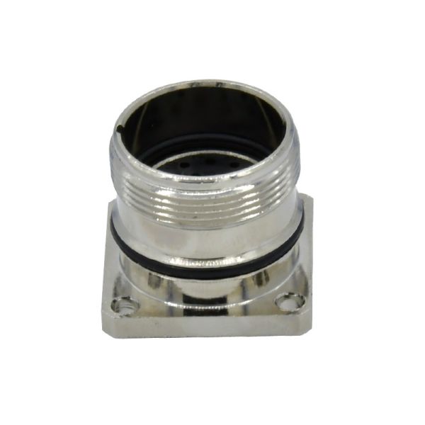 Rigoal M23 connector male and female 19 pin 623T flange type panel IP67 waterproof assembly panel mount connector