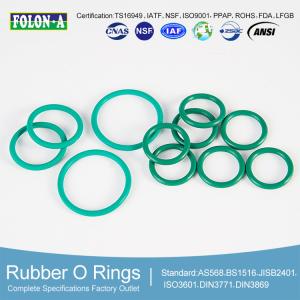 Quality Green and Brown FKM O Rings for Automobile Engines and Power Industries for sale