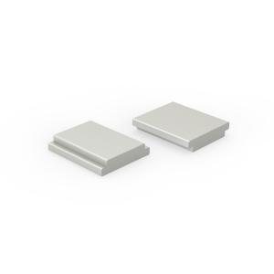 Frosted 8mm IP20 Aluminum Track For Led Strip Lighting