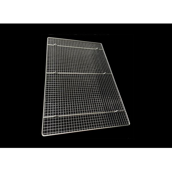 316 304 Stainless Steel Food Plate Bakery Cooling Drying Oven Kitchen Tray Wire Rack For Meat Beef Jerky Bread