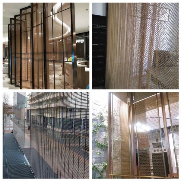 Plain Weave Decorative Ceiling Mesh 20 Gauge 316 Stainless Steel Mesh