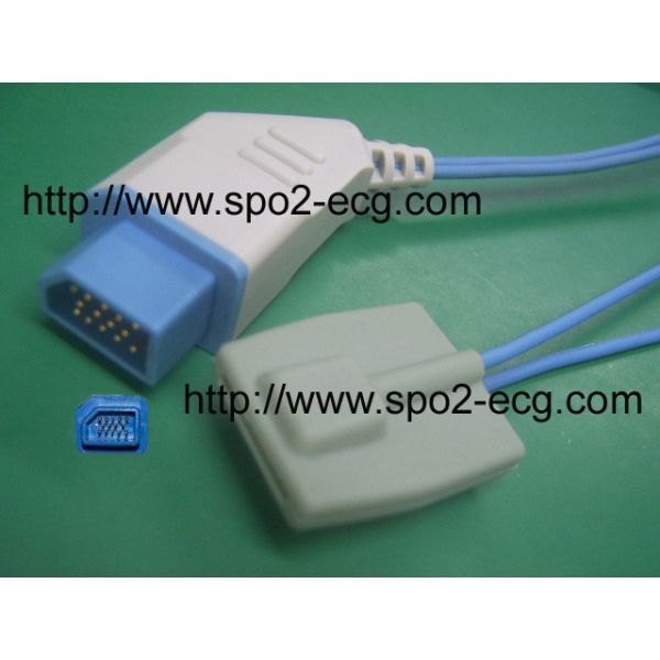 Buy Hospital Pulse Oximeter Pediatric Probe Lightweight Gray / Bule Cable at wholesale prices
