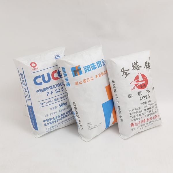 Buy Custom Printed PP Cement Bags 25kg 40kg 50kg Moisture Proof at wholesale prices