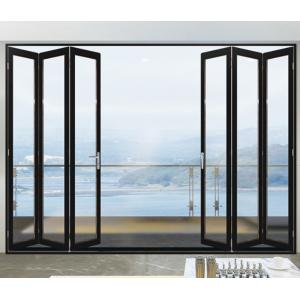 China Louver Aluminium Folding Door Non Thermal Break Powder Coating on sale