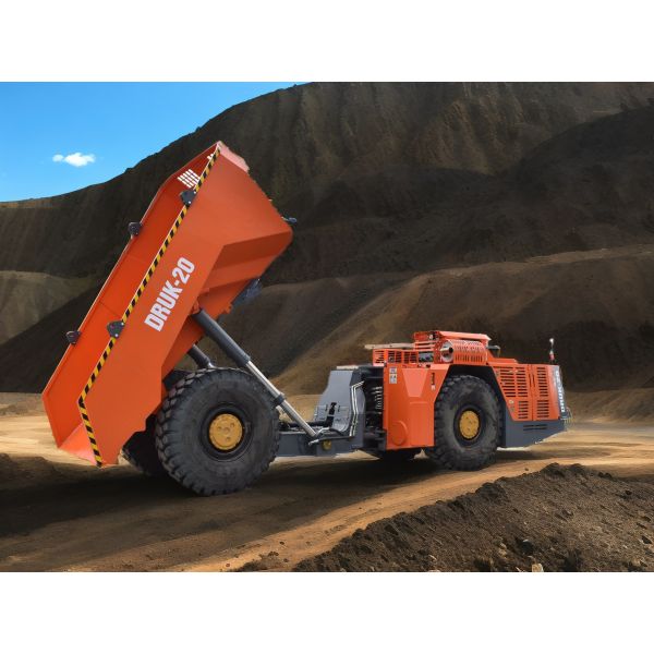 Original VOLVO Engine DERUI Underground Dump Truck Payload 20 Tons