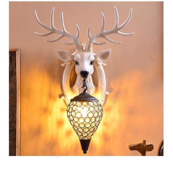 Antlers Indoor Led Wall Light Led Decoration for Wall Rustic Interior Lighting (WH-VR-64)
