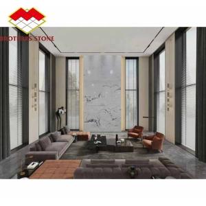 Polished Milk White Alabaster Marble Big Slab for Living Room and Dining Table