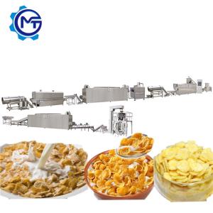 201SS Cereal Extruder Corn Flakes Manufacturing Machine Multifunctional
