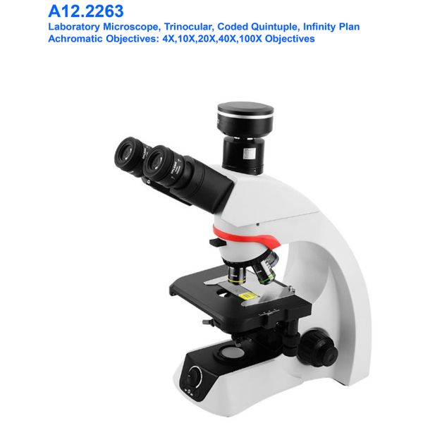 OPTO-EDU A12.2263 Infinity Trinocular Biological Laboratory Microscope