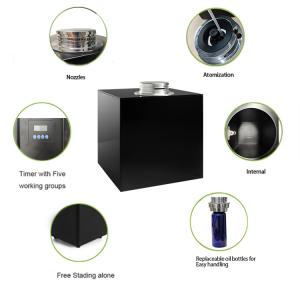 Home Hotel Office Aromatherapy Oil Diffuser with Metal Casing and Noise Level