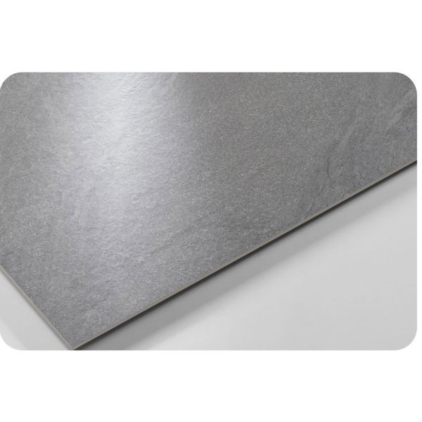 Grey AAA Grade Indoor Porcelain Tile 600x1200mm White Body