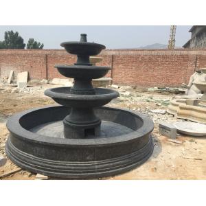 Angel With Wings Statue Carved Stone Marble Fountain Column