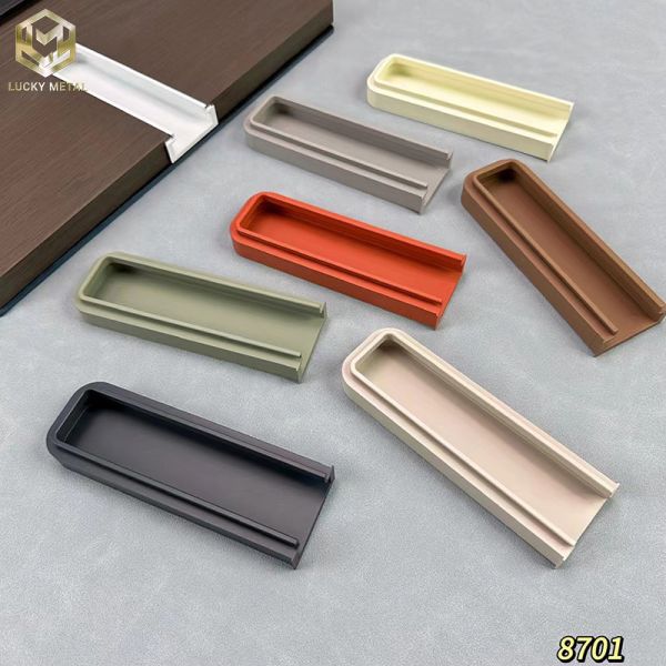 Buy ​Aluminium Cabinet Handles Round Edges Child-Safe For Home Use at wholesale prices