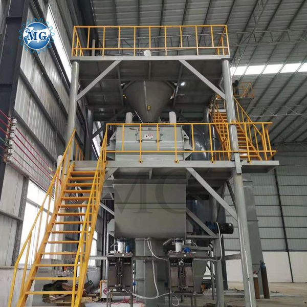 Buy 10-30tph Voltage Customized Dry Mix Powder Mortar Production Line Wall Putty Plaster Skim Coat Mixer Tile Adhesive Glue Grout Making Machine at wholesale prices