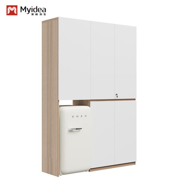 Support customization Modern Bedroom Wardrobe with Ample Storage and Hanging Rod