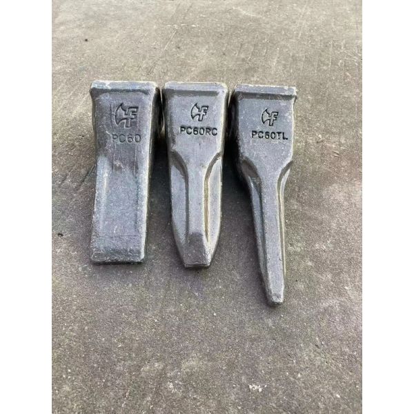 PC60 Excavator Bucket Teeth Forging Casting Rock Teeth Heavy Duty Replacement