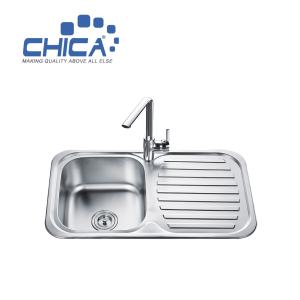 Stainless Steel Kitchen Sink Single Bowl Kitchen Sink Topmount Kitchen Sink With