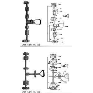 assembly door lock for trailer truck container parts
