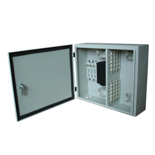 48F Wall Mount Fiber Enclosure IP65 ODF Outdoor Optic Distribution Box 48 Port