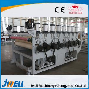 Co Extrusion Wpc Door Production Line , Wpc Production Line Vibration Resistant