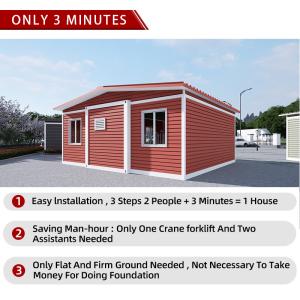 Foldout Container House Prefabricated 3 Bedroom Home Plans with Expandable