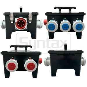 Syntax MP24 Portable Distribution Board 63AMP Three phase Power Distribution