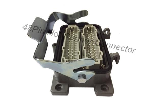 Buy Screw connection 48Pin hot runner connector box HE-048-M&H48B-HB-1L|hot runner mold boxes protection IP65,UL94 V0 at wholesale prices
