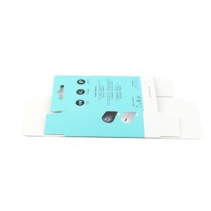 Blue UV Printing 400gsm Packing Paper Box For Mouse