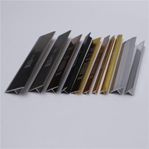 ISO9001 Aluminium Tile Trim 10mm Aluminium Square Edge Tile Trim