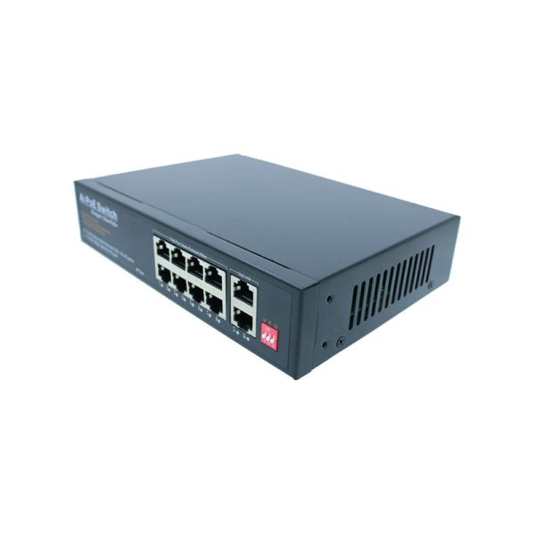 HUASIFEI Industrial Unmanaged POE Switch 8 100M Ports 2 100M Uplink Electrical Ports