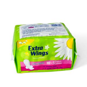 Wholesale High Quality Feminine Hygiene Big Winged Feminine Pads Disposable