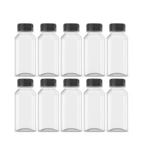 Modern Reusable Plastic Milk Tea Bottles With Screw On Lids