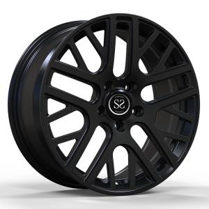Gloss Black H PCD 1 Piece Forged Wheels 5x139.7 6x139.7 5x114.3 Alloy Rims 18 19