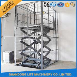 Customized Hot Galvanizing Stationary Hydraulic Scissor Lift , Fixed Hydraulic