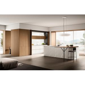 Wood Classic White Kitchen Cabinets Customized Kitchen Furniture With Dinning