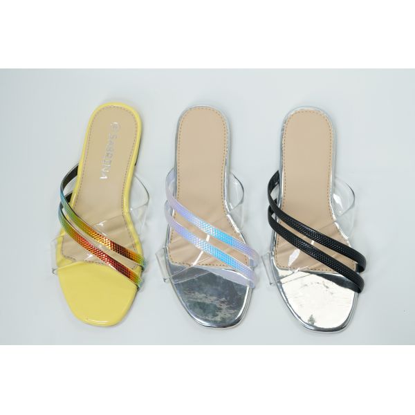 OEM Custom Logo PVC Flip flops Slipper Women Customized Brand Size 36-40
