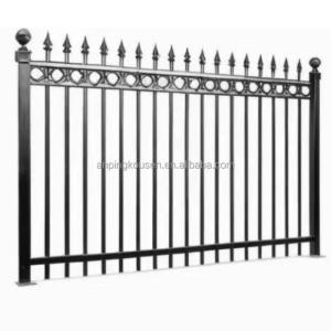 25x25mm Pickets Metal American Garden Fence Galvanized Security Fence Iron Fence