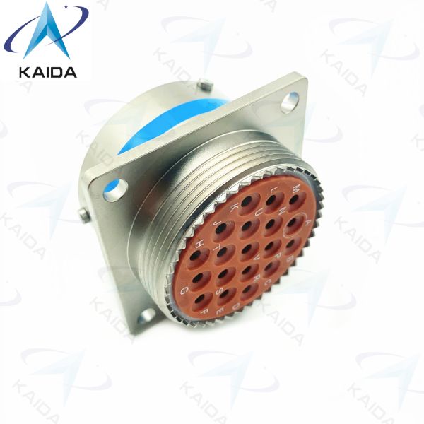 19 Female Pins MIL-DTL-26482 Connector Electroless Nickel Finsh Mil Dtl 26482 Series Ii