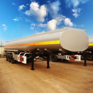 Heavy Duty Fuwa Axle 13t Fuel Tank Trailers 12 Tire