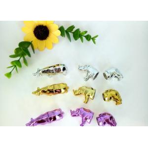 3D Empty Capsule Bottles ABS Plastic 150K Rhino Gold Capsule