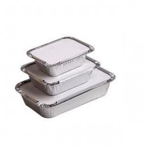 China Recycle Foil Food Storage Containers , Catering Aluminium Foil Pie Dishes Eco Friendly on sale