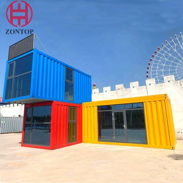 Zontop Modern Flat Pack Portable Living 40ft Luxury China Prefab Homes 3 Bedroom