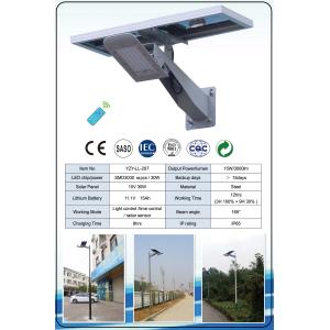 High Power Waterproof Street Light Using Solar Panel / Solar Led Street Lamps