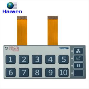 Customized PET Circuit Membrane Switch Screen Printing With LEDs
