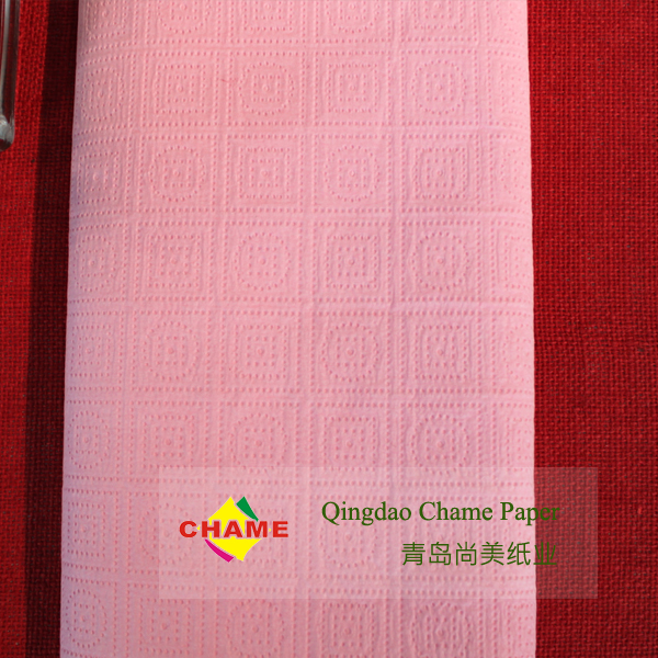 Disposable Party Premium Paper Tablecloths 4 Pink Rectangle 54 " X 108 "