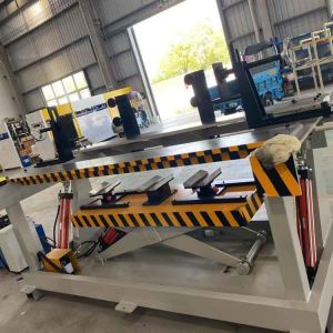 China Lap Core Stacking Table with 500mm Platform Stroke 40mm/s Lifting Speed and 90° Rotating Angle for Amorphous Transformer Core Assembly on sale China Lap Core Stacking Table with 500mm Platform Stroke 40mm/s Lifting Speed and 90° Rotating Angle for Amorphous Transformer Core Assembly on sale