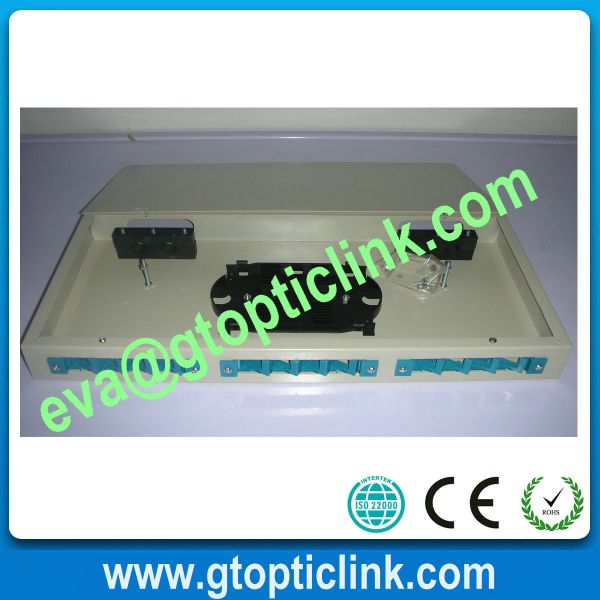 Buy 24 Ports Rack Mount Optic Fiber Patch Panel at wholesale prices