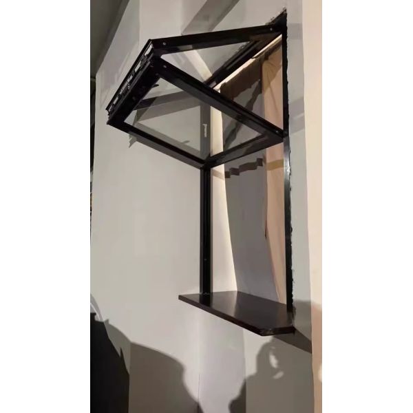 Horticulture Folding Window System Facilitating Direct Access to Raised Herb