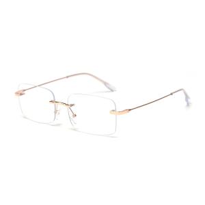 Frameless Rimless Plain Lens Glasses Spectacle Frame Eyeglasses BSCI